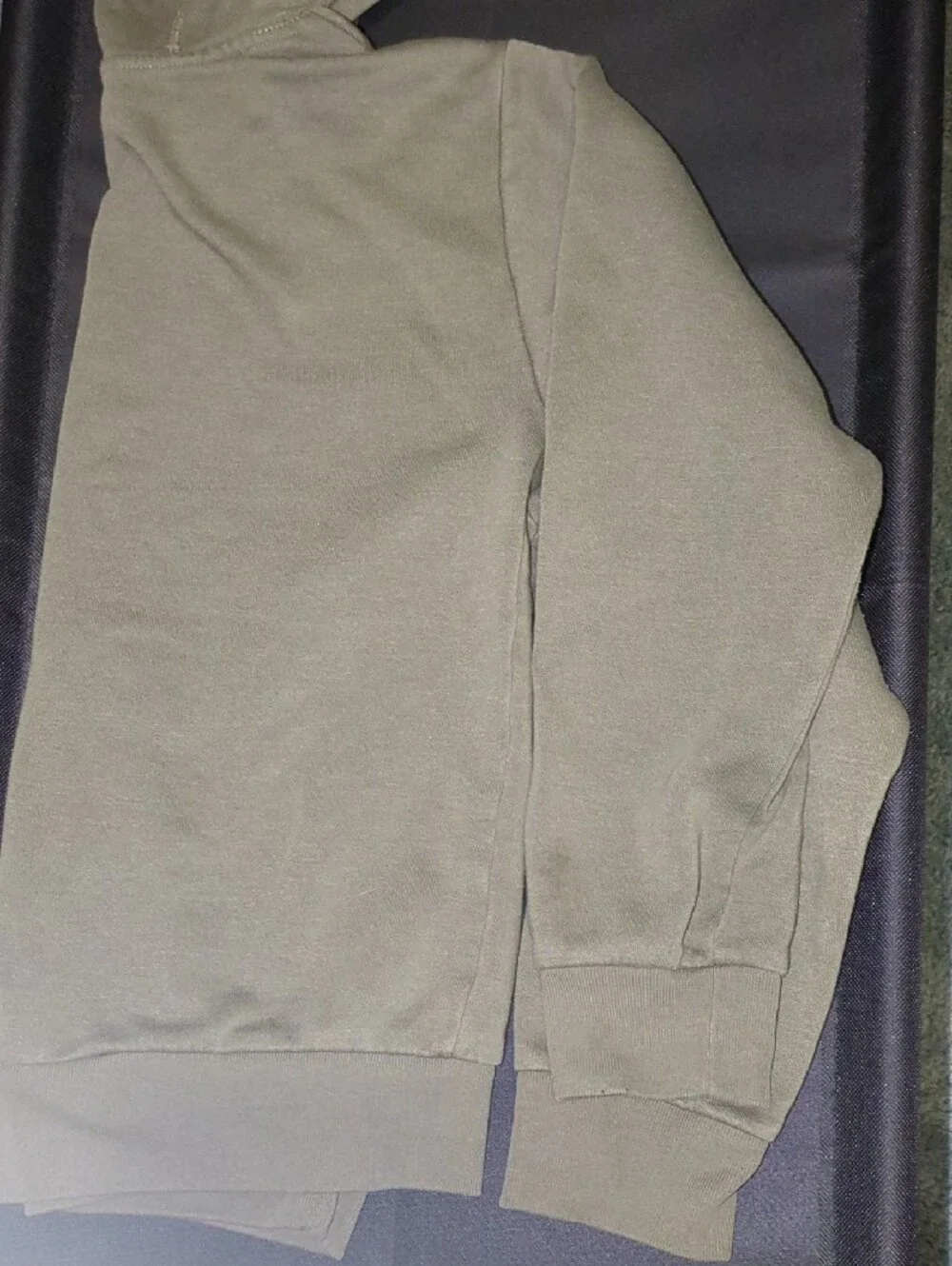 Adidas Kids Olive Hoodie with Small Logo Medium